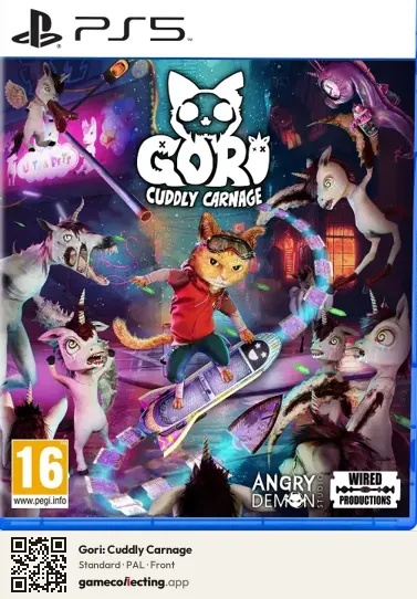 Gori: Cuddly Carnage PlayStation 5, PAL box front