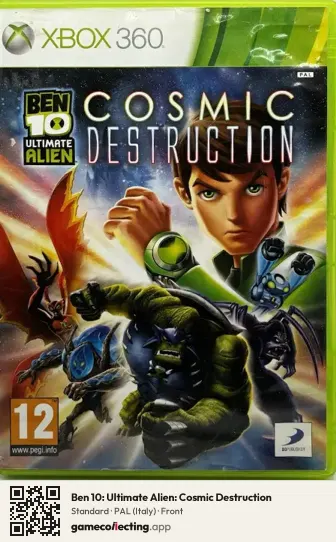Ben 10: Ultimate Alien: Cosmic Destruction Xbox 360, Italy box front