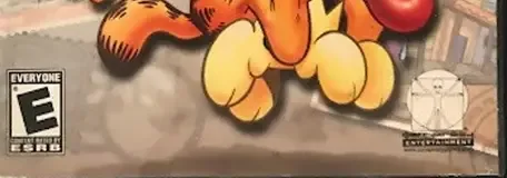 Garfield: Lasagna World Tour, the ESRB box on its front
