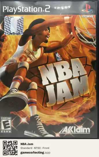 NBA Jam PlayStation 2, NTSC box front
