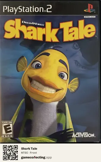 Shark Tale PlayStation 2, NTSC box front