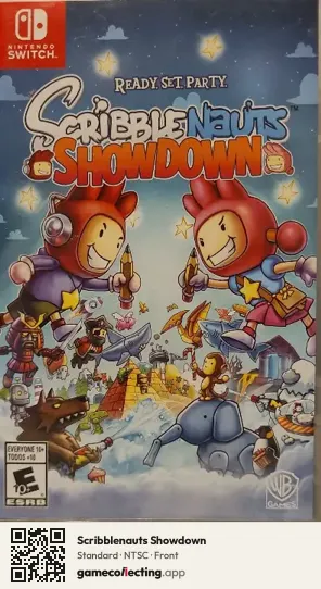 Scribblenauts Showdown Nintendo Switch, NTSC box front