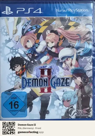 Demon Gaze II PlayStation 4, Germany box front