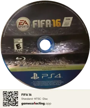 FIFA 16 PlayStation 4, NTSC disc