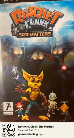 Ratchet & Clank: Size Matters PlayStation Portable, PAL box front