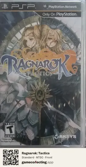 Ragnarok: Tactics PlayStation Portable, NTSC box front