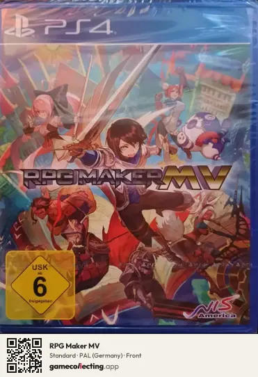 RPG Maker MV PlayStation 4, Germany box front