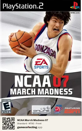 NCAA March Madness 07 PlayStation 2, NTSC box front