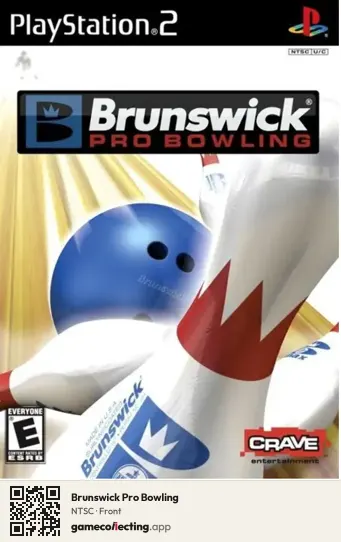 Brunswick Pro Bowling PlayStation 2, NTSC box front