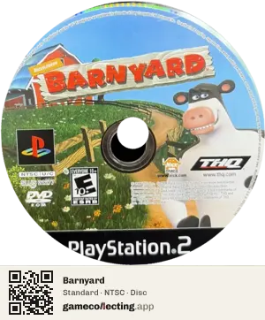 Barnyard PlayStation 2, NTSC disc