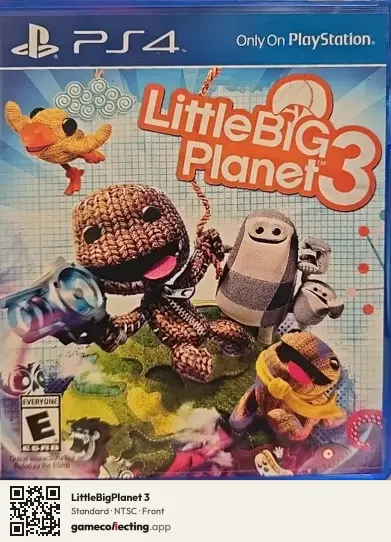 LittleBigPlanet 3 PlayStation 4, NTSC box front