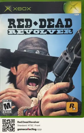 Red Dead Revolver Xbox, NTSC box front