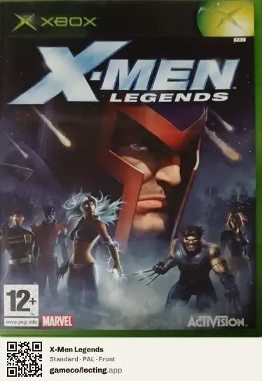 X-Men Legends Xbox, PAL box front