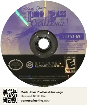 Mark Davis Pro Bass Challenge Nintendo GameCube, NTSC disc