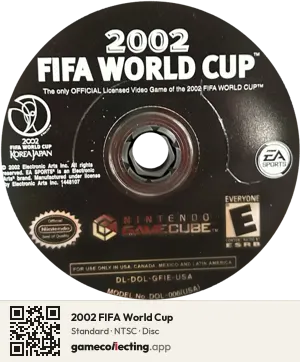 2002 FIFA World Cup Nintendo GameCube, NTSC disc