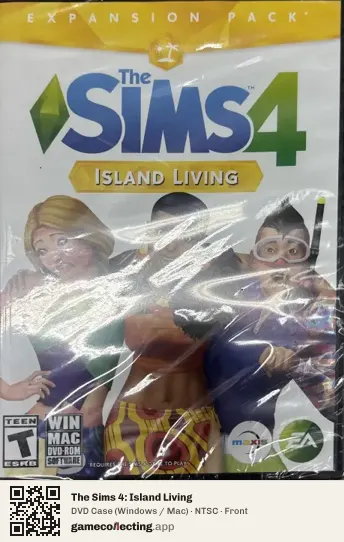 The Sims 4: Island Living Computer, NTSC box front