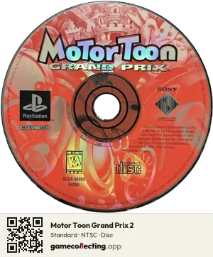 Motor Toon Grand Prix 2 PlayStation, NTSC disc