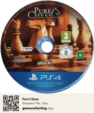 Pure Chess PlayStation 4, PAL disc
