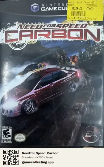 Need for Speed: Carbon Nintendo GameCube, NTSC box front