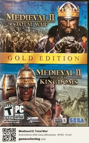 Medieval II: Total War Computer, NTSC box front