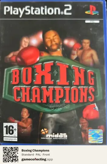 Boxing Champions PlayStation 2, PAL box front