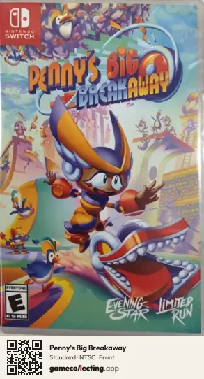 Penny's Big Breakaway Nintendo Switch, NTSC box front