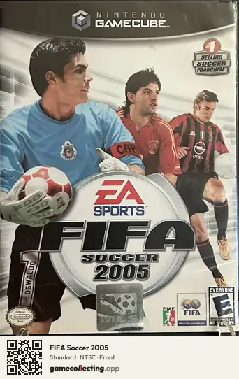 FIFA Soccer 2005 Nintendo GameCube, NTSC box front