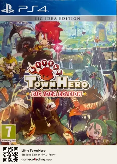 Little Town Hero PlayStation 4, PAL box front