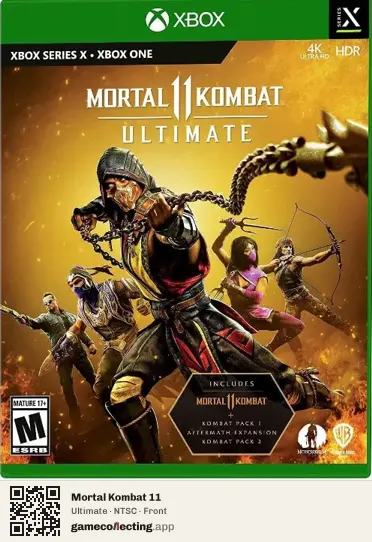 Mortal Kombat 11 Xbox Series X, NTSC box front