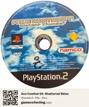 Ace Combat 04: Shattered Skies PlayStation 2, PAL disc