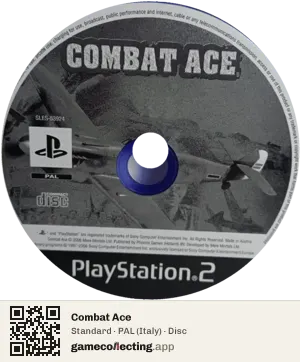 Combat Ace PlayStation 2, PAL disc
