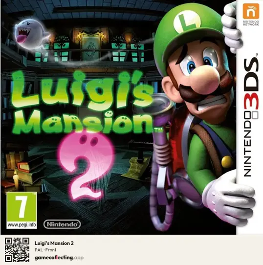 Luigi's Mansion 2 Nintendo 3DS, PAL box front