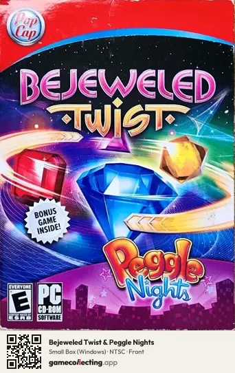 Bejeweled Twist & Peggle Nights Computer, NTSC box front