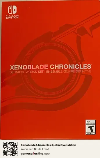 Xenoblade Chronicles: Definitive Edition Nintendo Switch, NTSC box front