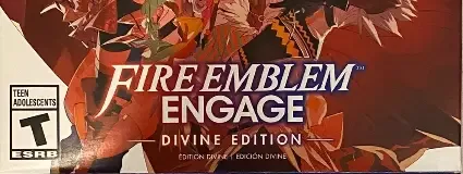 Fire Emblem Engage, the ESRB box on its front