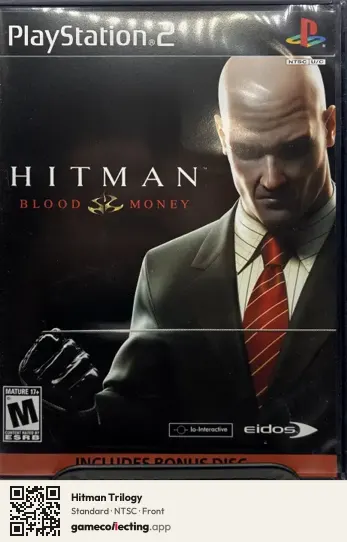 Hitman Trilogy PlayStation 2, NTSC box front