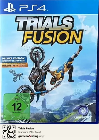 Trials Fusion PlayStation 4, PAL box front