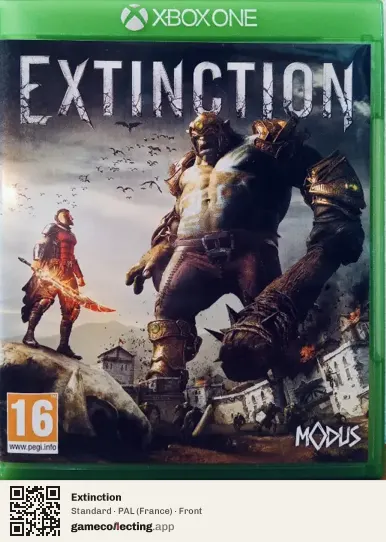 Extinction Xbox One, France box front