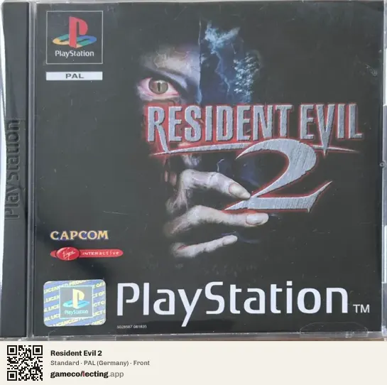 Resident Evil 2 PlayStation, Germany box front