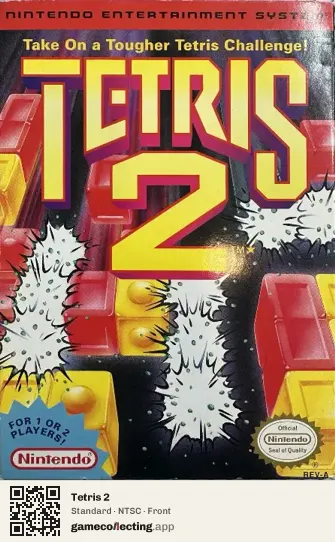 Tetris 2 Nintendo Entertainment System, NTSC box front