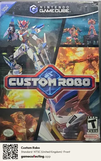Custom Robo Nintendo GameCube, United Kingdom box front