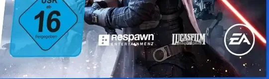 Star Wars Jedi: Fallen Order, the USK square on its front