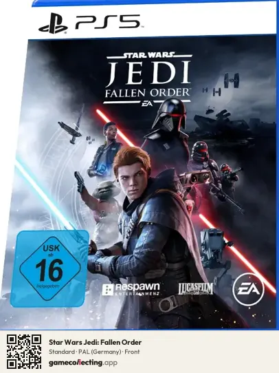 Star Wars Jedi: Fallen Order PlayStation 5, Germany box front