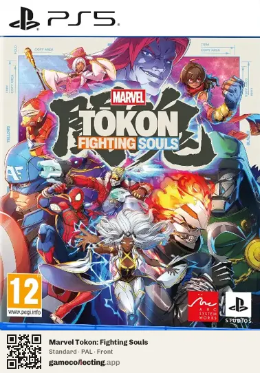 Marvel Tokon: Fighting Souls PlayStation 5, PAL box front