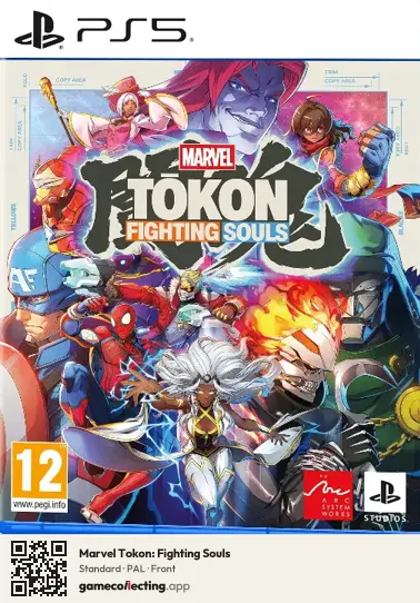 Marvel Tokon: Fighting Souls PlayStation 5, PAL box front