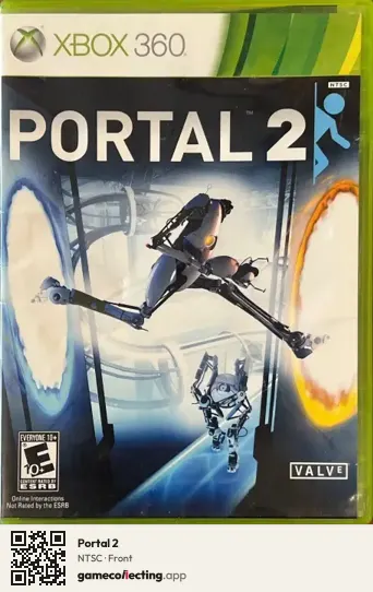 Portal 2 Xbox 360, NTSC box front