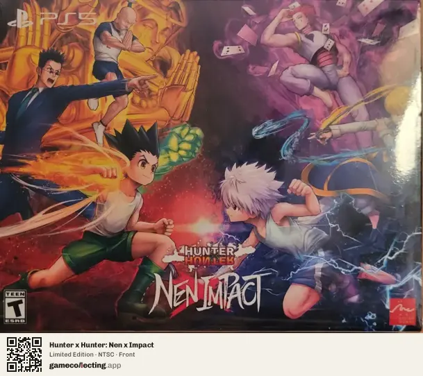 Hunter x Hunter: Nen x Impact PlayStation 5, NTSC box front