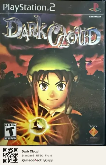 Dark Cloud PlayStation 2, NTSC box front