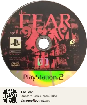 The Fear PlayStation 2, Asia disc