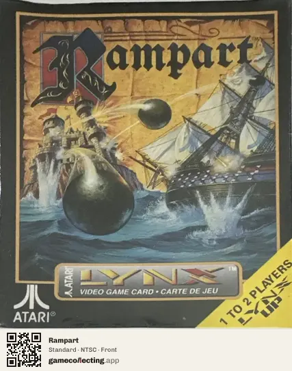 Rampart Atari Lynx, NTSC box front